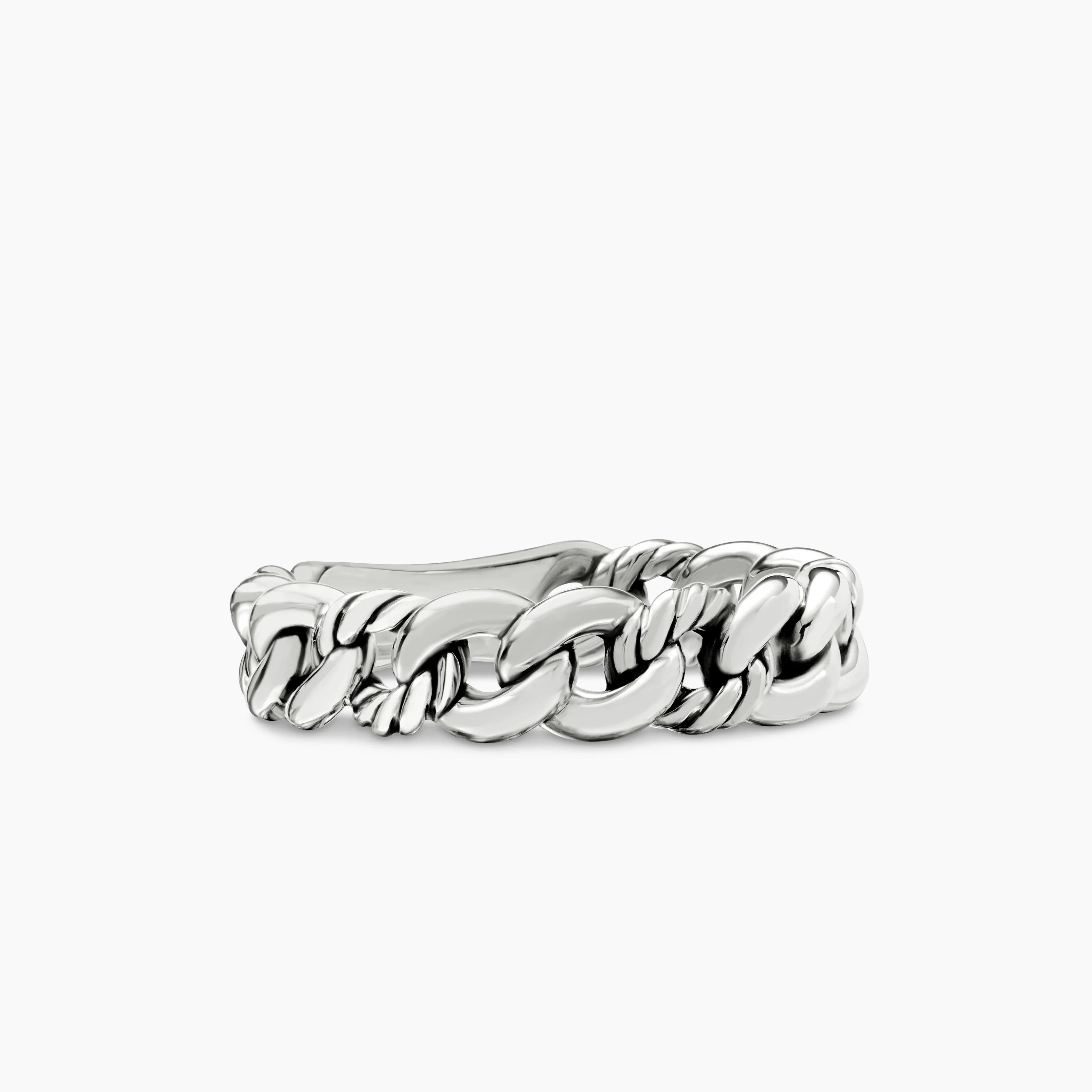 David Yurman | Belmont Curb Link Band Ring in Sterling Silver, 5mm | David Yurman