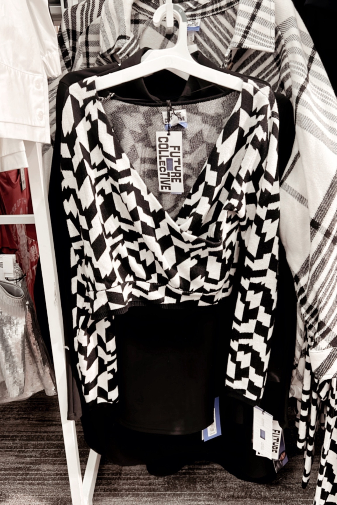 Target Future Collective Asymmetrical Houndstooth Pullover

#LTKunder50 #LTKSeasonal