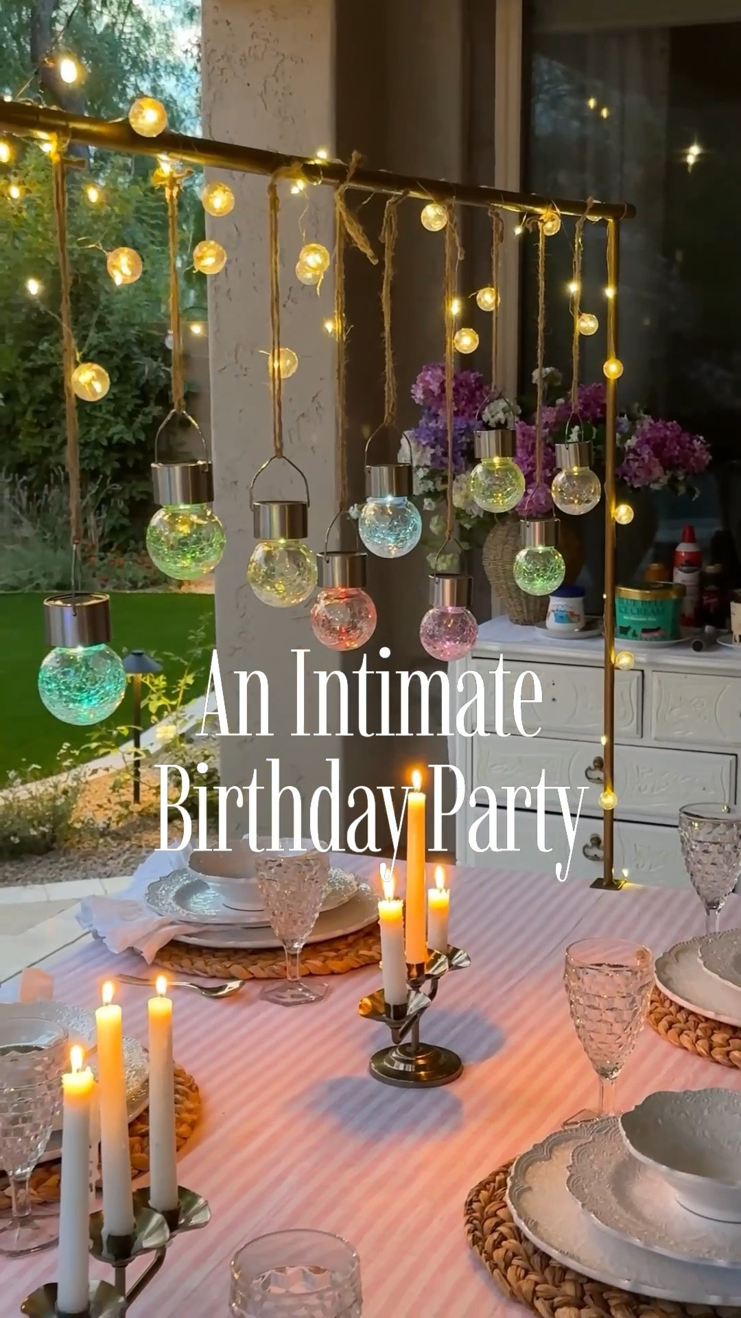 An intimate birthday party under the stars, featuring an elegant sundae bar! Perfect for a spring or summer birthday. 

Birthday party, 40th birthday party, 50th birthday party, intimate birthday party, ice cream party, elegant dessert party, alfresco birthday, graduation party, dinner party, outdoor entertaining, ice cream bar, sundae bar, dessert, over 40 birthday, over 50 birthday 

#LTKHome #LTKParties #LTKFindsUnder50