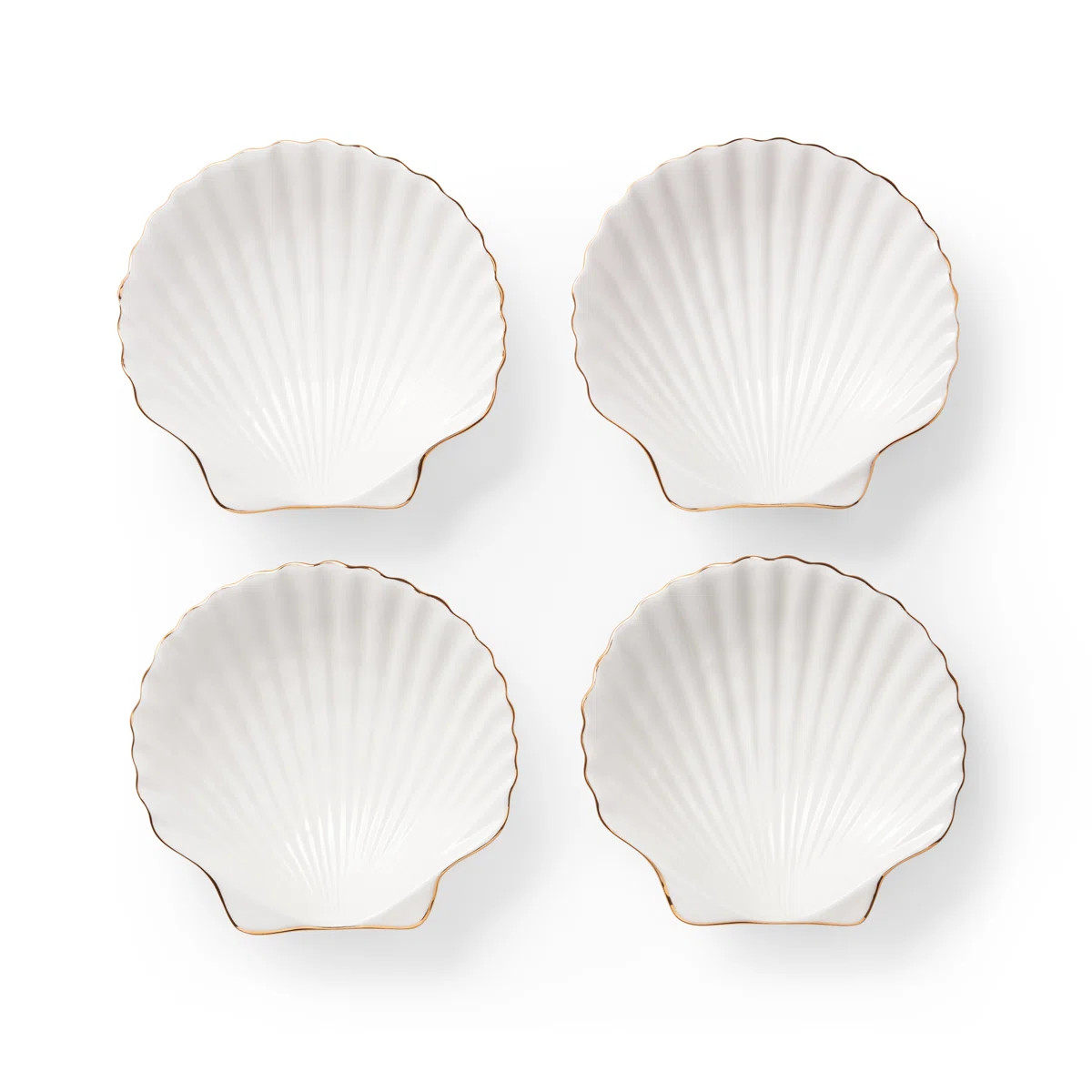 Shell 6" Appetizer Plate (Set of 4) | Wayfair North America