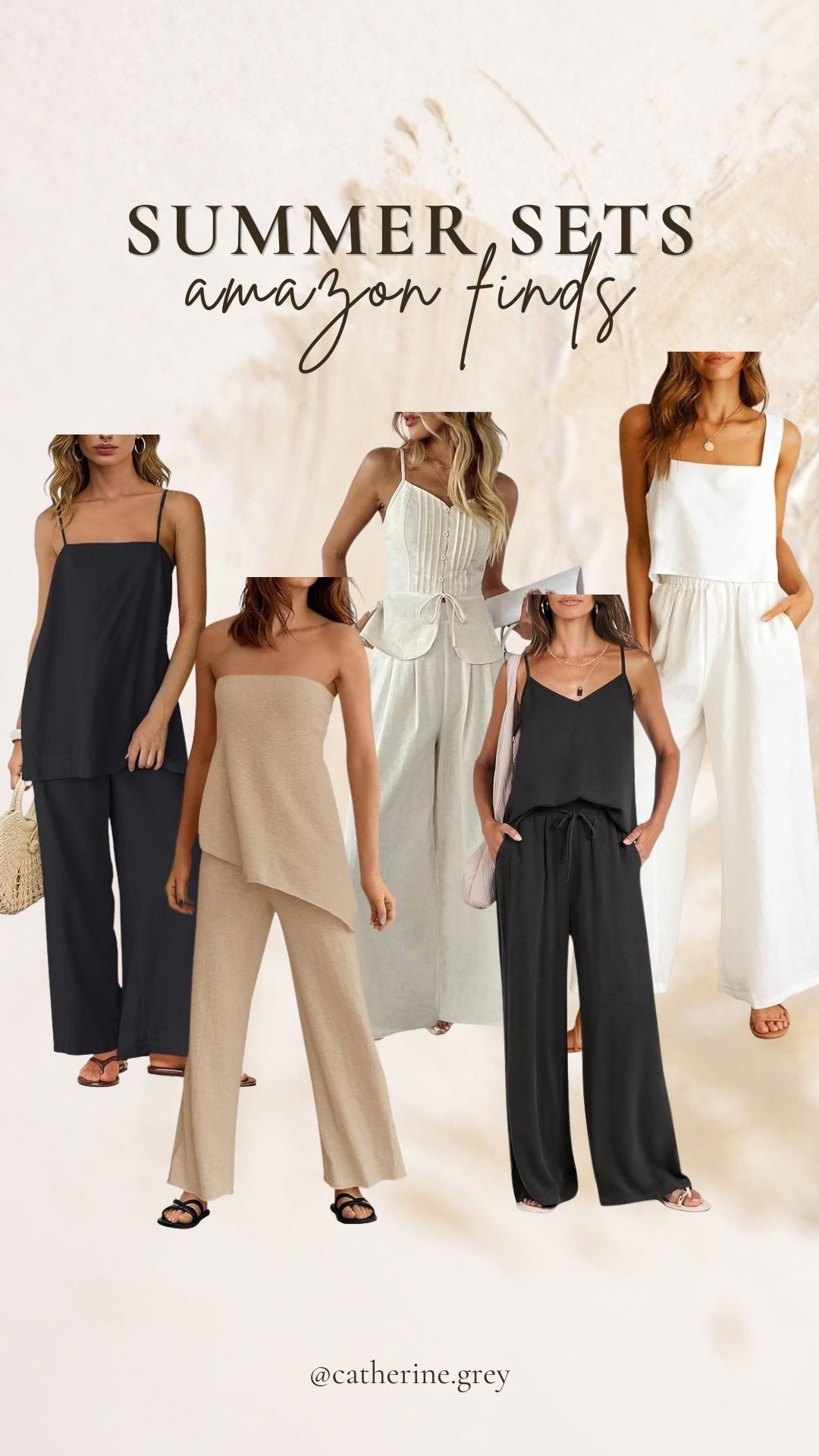Amazon 2 piece linen sets