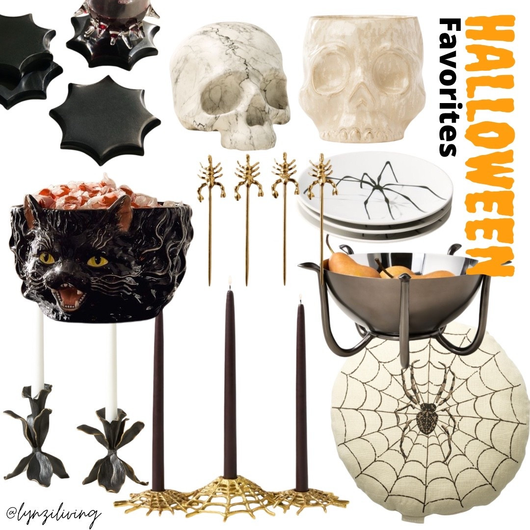 Halloween Favorites

Halloween spiderweb coasters, Halloween coasters, marble skull, Halloween decor 2025, Halloween home decor 2025, Halloween decorations 2025, spooky season decor, skull planter, Halloween dinnerware, Halloween plates, Halloween candy bowl, black cat candy bowl, spider plates, huntsman spider, snake bowl, snake candy bowl, Halloween decorative bowl, spiderweb candle holder, flower candle holder, Halloween candle holder, scorpion fruit picks, spider pillow, Halloween pillow, Halloween throw pillow

#LTKFindsUnder100 #LTKHalloween #LTKHome