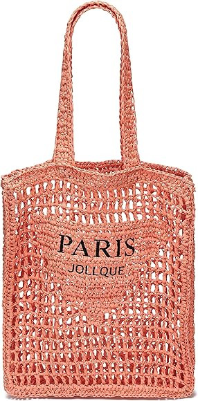 JOLLQUE gewebte Schulter Handtasche für Frauen, Stroh Crossbody Tasche für Strand, handgewebte ... | Amazon (DE)