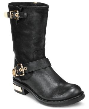 Vince Camuto Booties, Winchell Motorcycle Booties Women's Shoes | Macys (US)