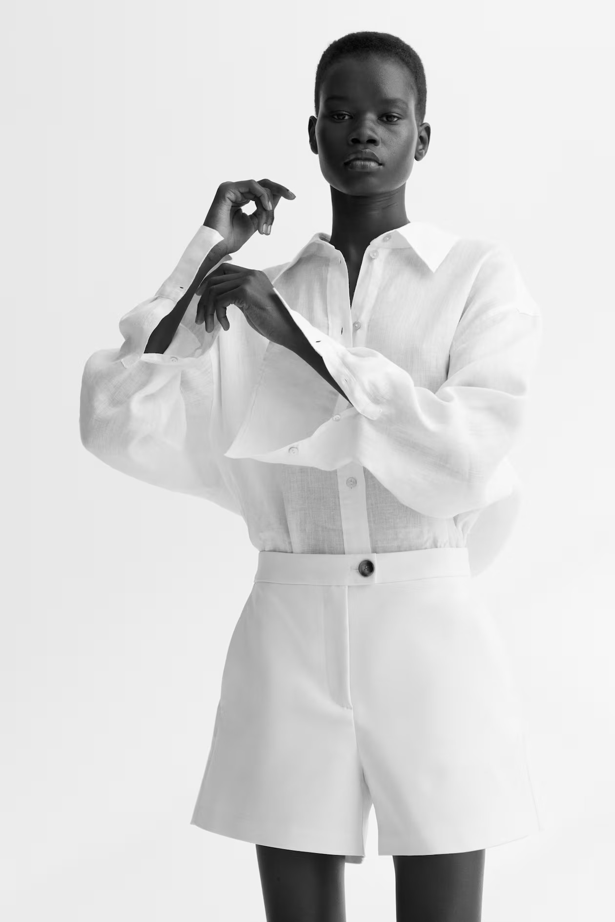 Dress Shorts - White - Ladies | H&M US | H&M (US + CA)