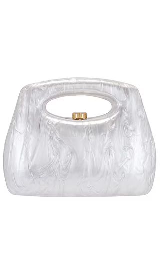 Mimi Top Handle Bag in Pearl | Revolve Clothing (Global)