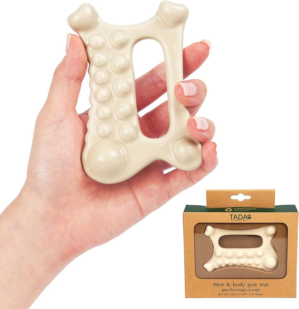 TADA Natural Beauty Ceramic Gua Sha Facial Tools Guasha for Face and Body, Tighten Skin Massage T... | Amazon (US)