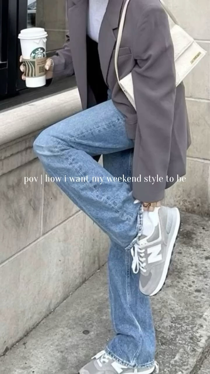 Weekend outfits 1-4) see next post for other outfits 
Levi’s jeans
New balance
Bags
Blazer 

#LTKVideo #LTKover40 #LTKstyletip