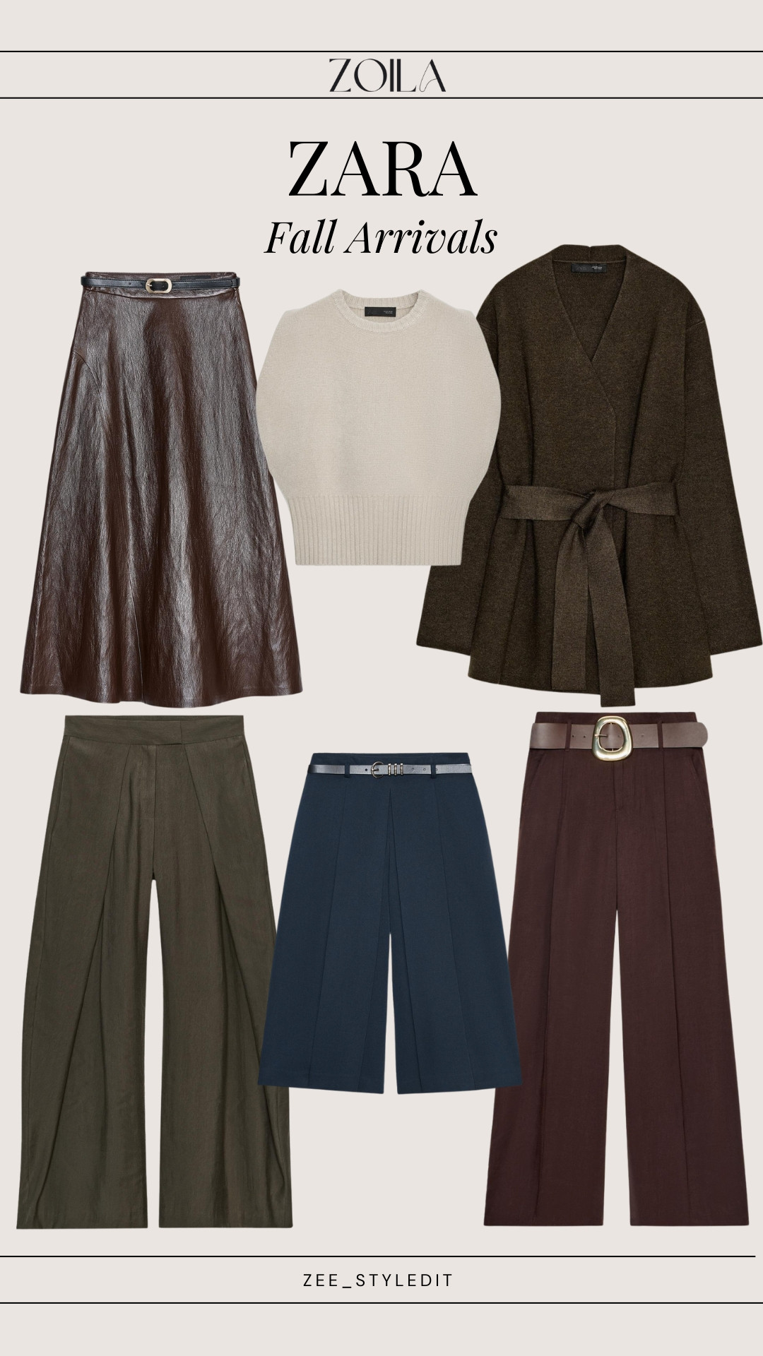ZARA Fall Arrivals 

 #LTKSeasonal #LTKU #LTKStyleTip
