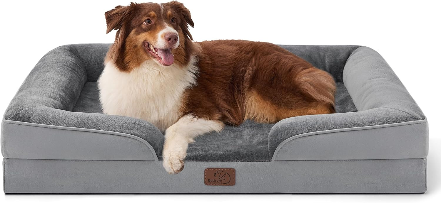 Bedsure Orthopedic Dog Beds Large Sized Dog Washable Original Design | Amazon (US)