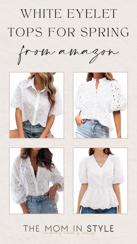 Amazon White Tops For Spring 🌸

affordable fashion // amazon fashion // amazon finds // amazon fashion finds // spring outfits // spring fashion // spring outfit inspo // spring style // spring tops // white top // eyelet top

#LTKfindsunder100 #LTKstyletip #LTKfindsunder50