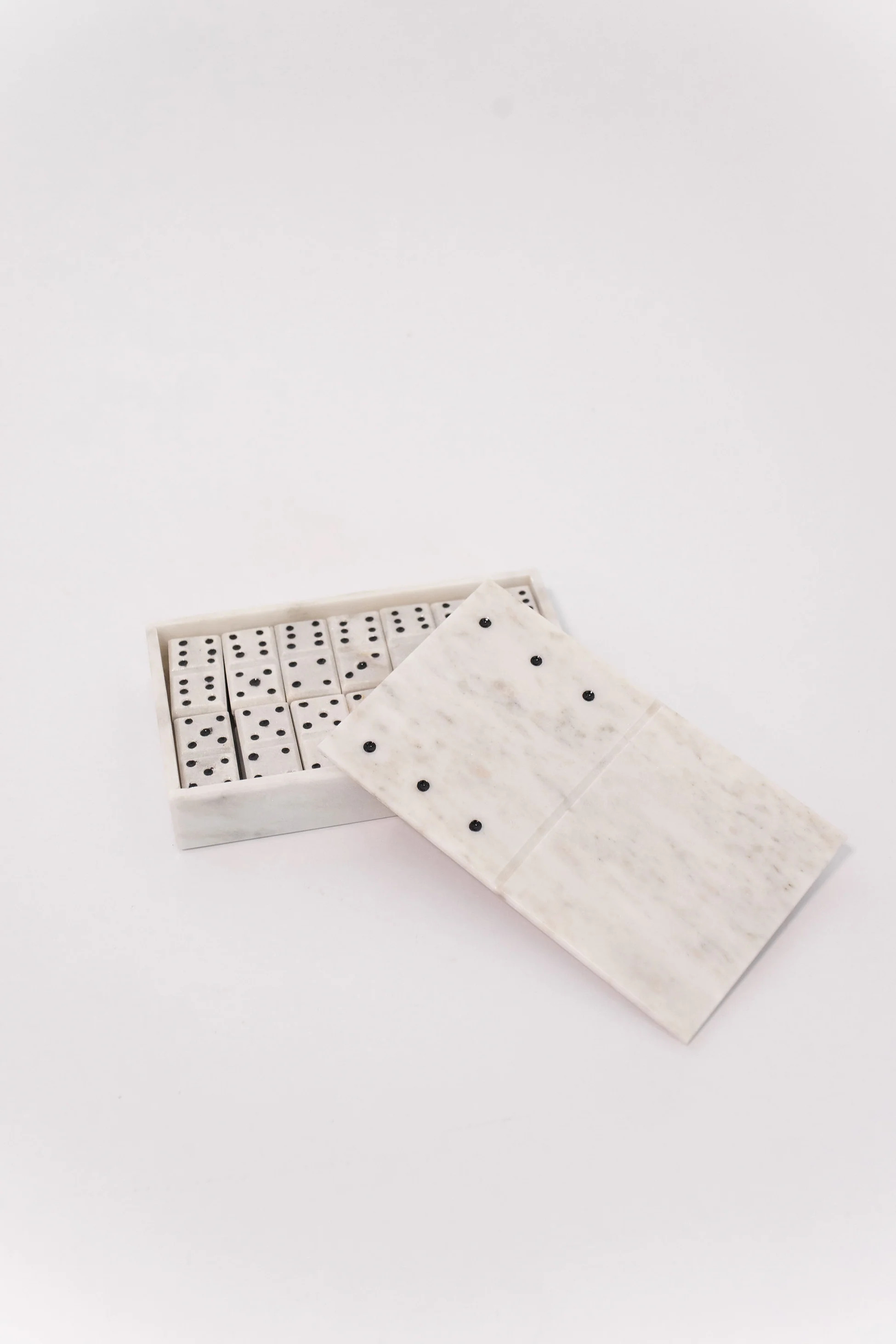 Marble Domino Storage Box Set | THELIFESTYLEDCO