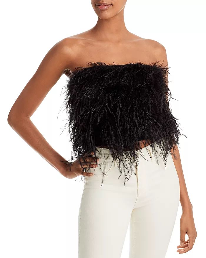 Lucy Paris Milly Feather Top Back to Results -  Women - Bloomingdale's | Bloomingdale's (US)