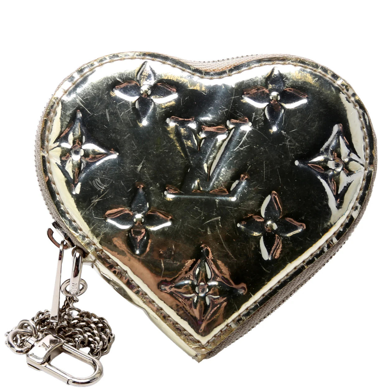 Heart Coin Purse Miroir | Keeks Designer Handbags
