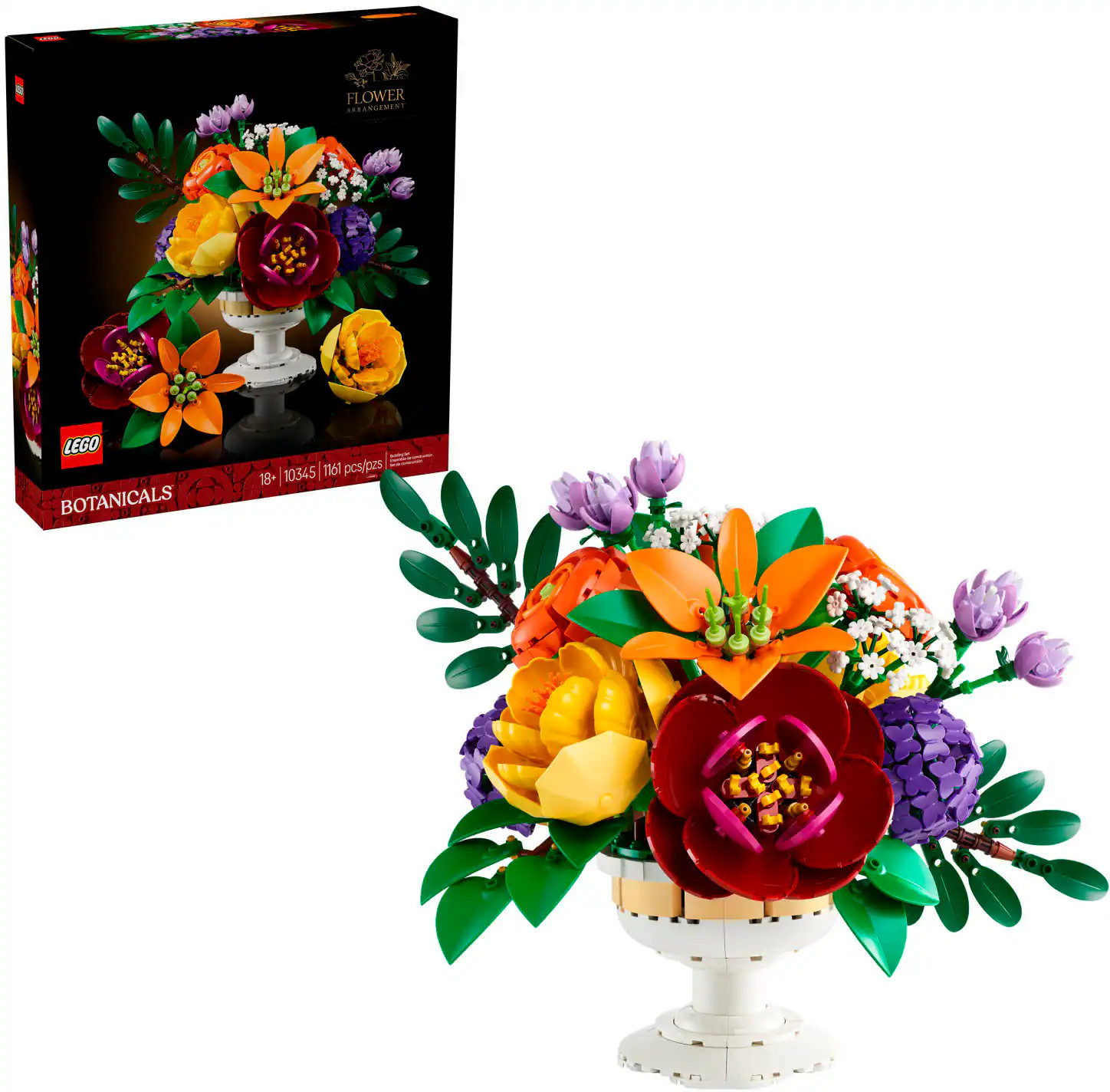 LEGO - Botanicals Flower Arrangement - Ages 18+ 10345 | Best Buy U.S.