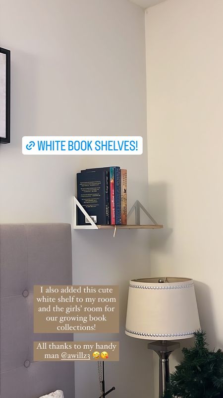I also added these cute, white floating shelves to my bedroom! Perfect for my new books! Can’t wait to get the new iron flame book!

#LTKhome #LTKHoliday #LTKGiftGuide