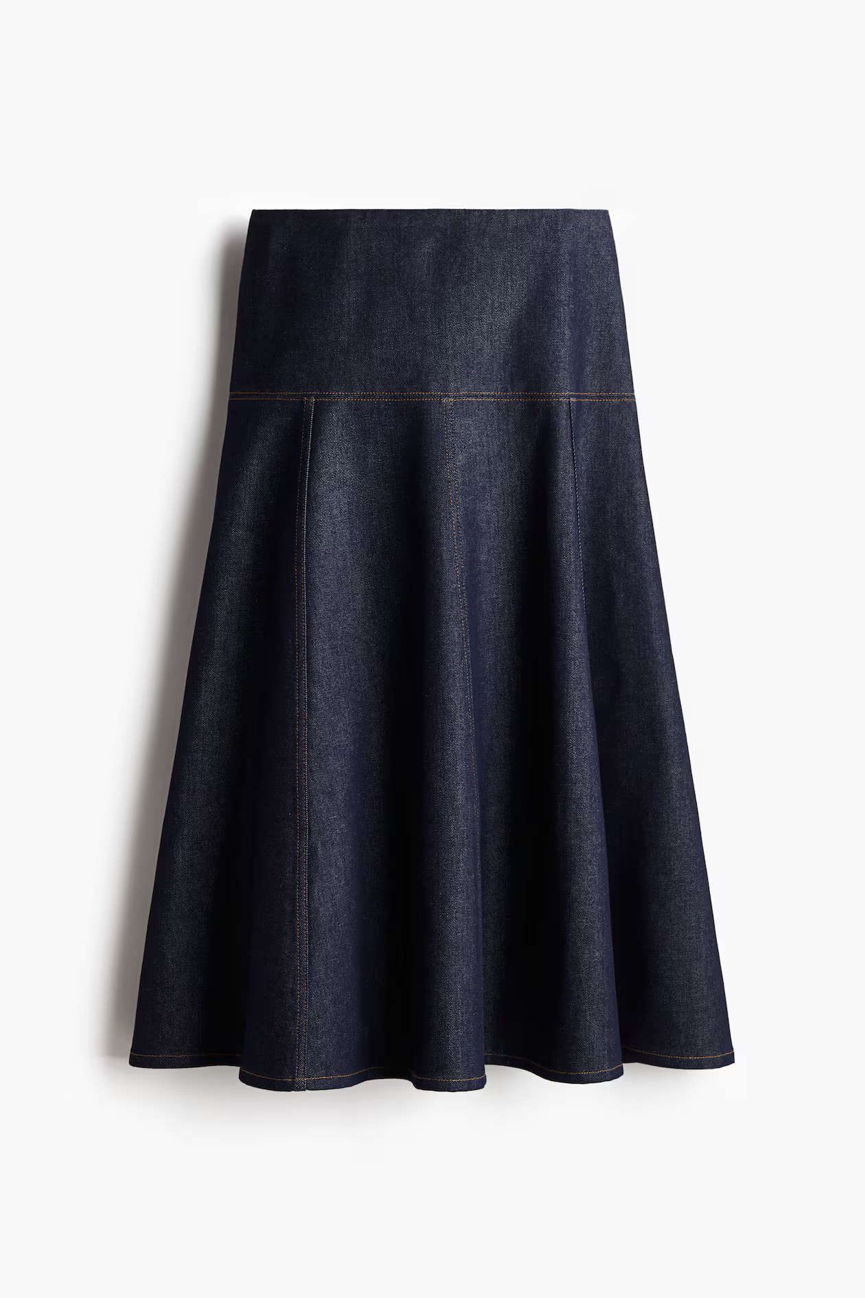 A-line denim skirt | H&M (UK, MY, IN, SG, PH, TW, HK)