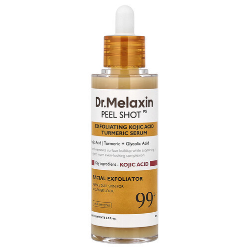 Dr.Melaxin, Peel Shot, Exfoliating Kojic Acid and Turmeric Serum, For All Skin Types, 2.7 fl oz (80 ml) | iHerb