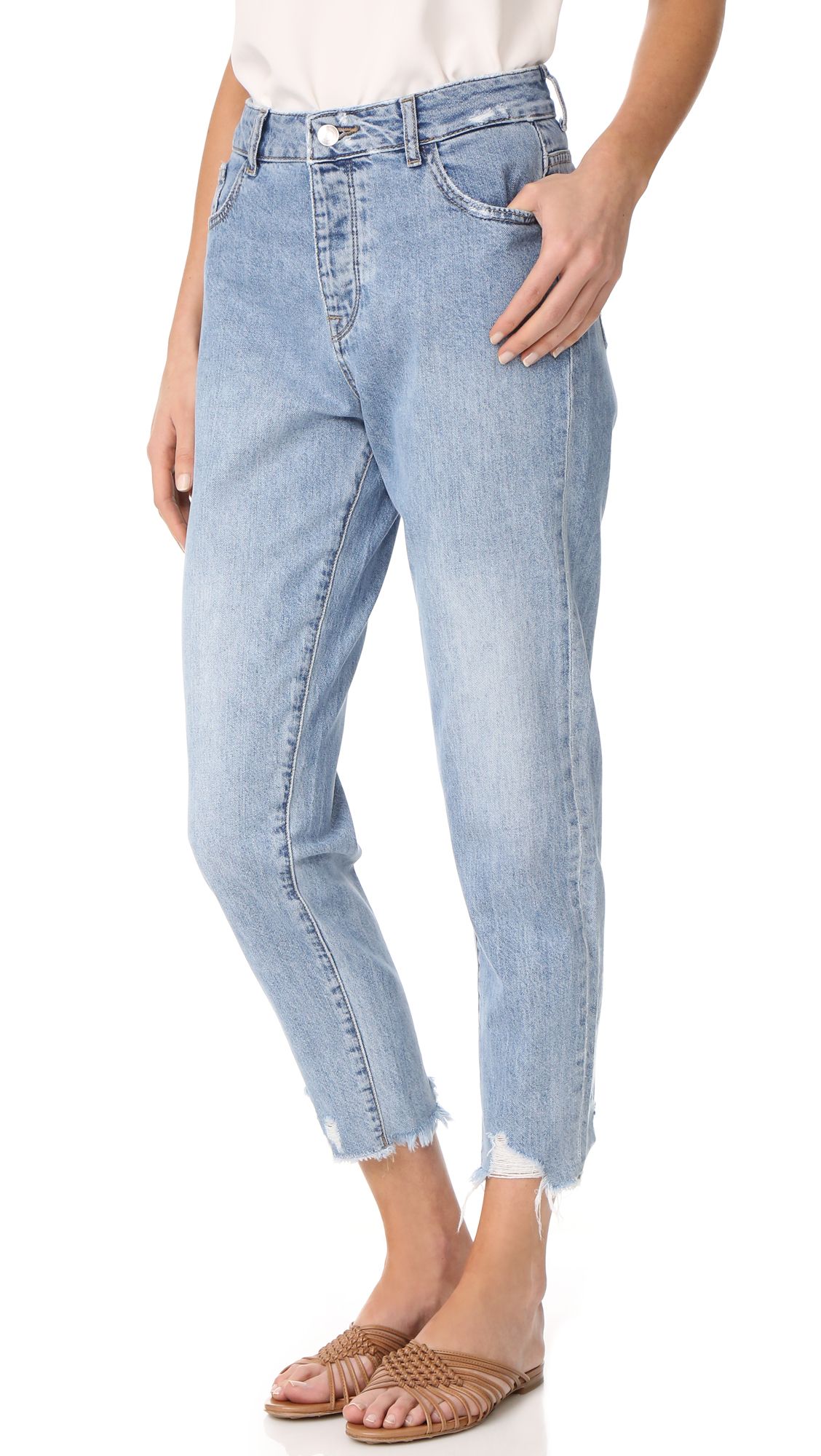 Goldie High Rise Tapered Jeans | Shopbop
