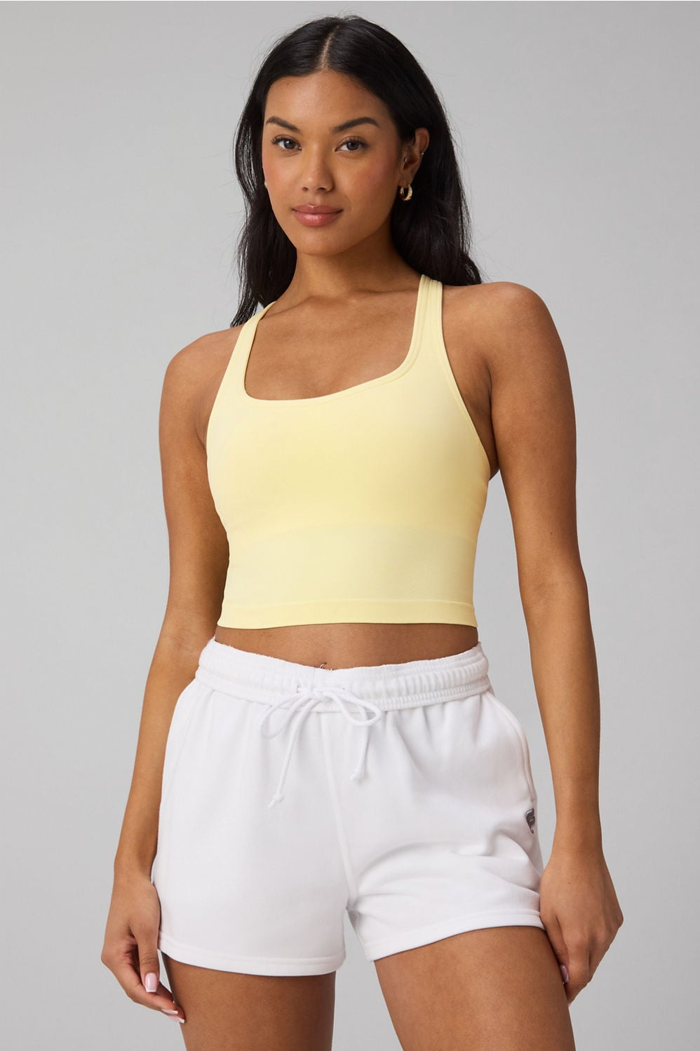 Seamless Cropped Built-In Bra Tank | Fabletics