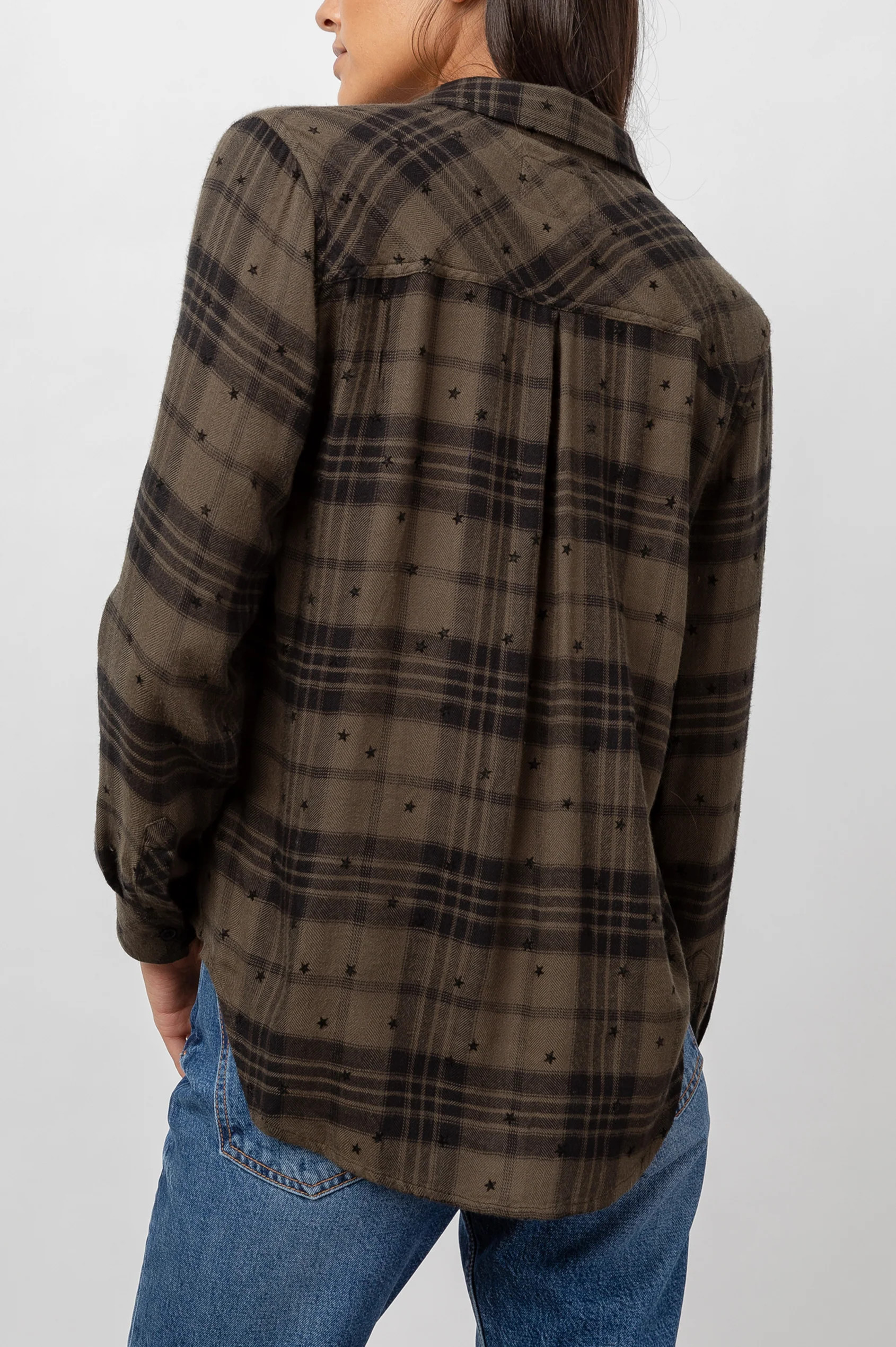 HUNTER SHIRT - FOREST SLATE TINSEL | Rails