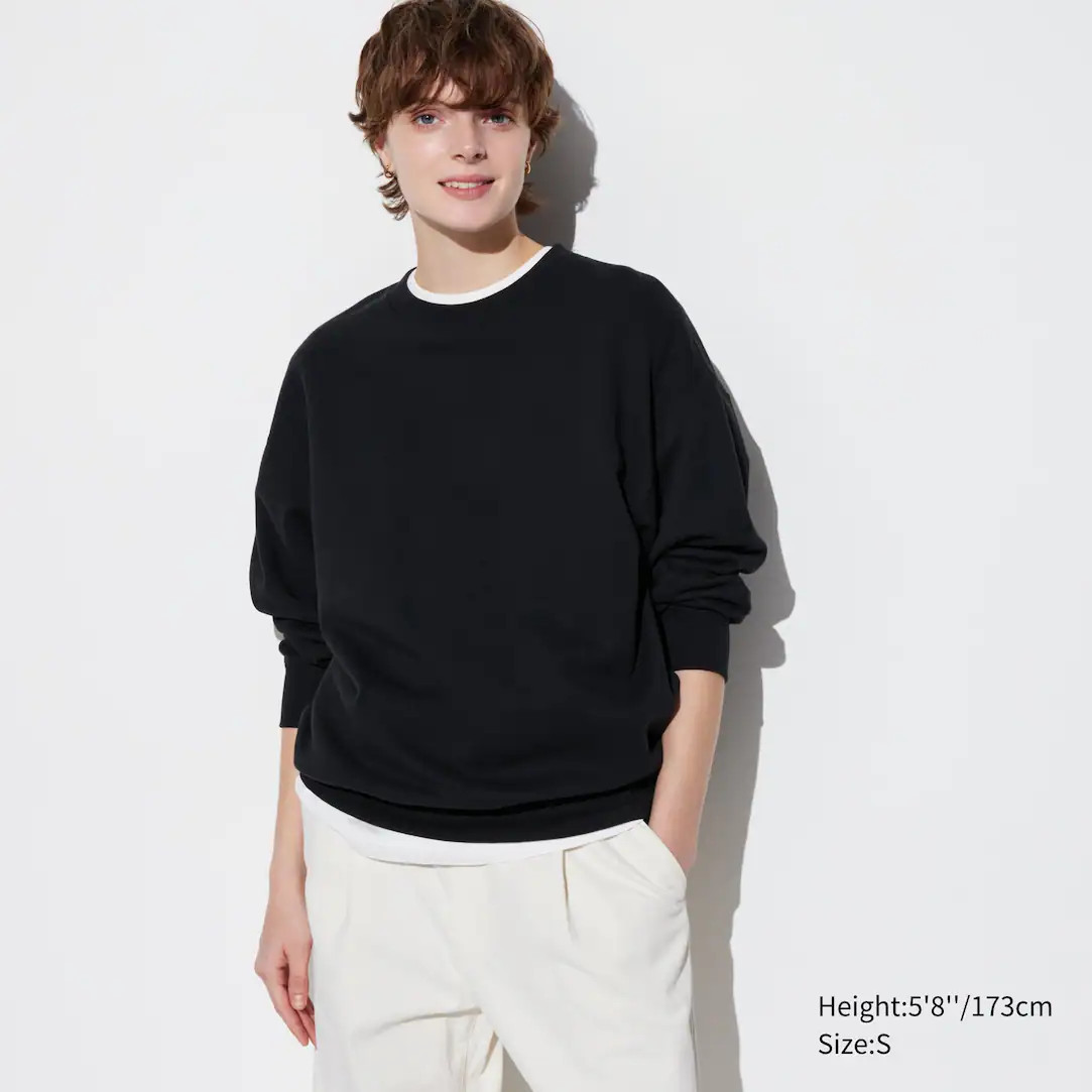 Crew Neck Sweatshirt | UNIQLO GB | UNIQLO (UK)