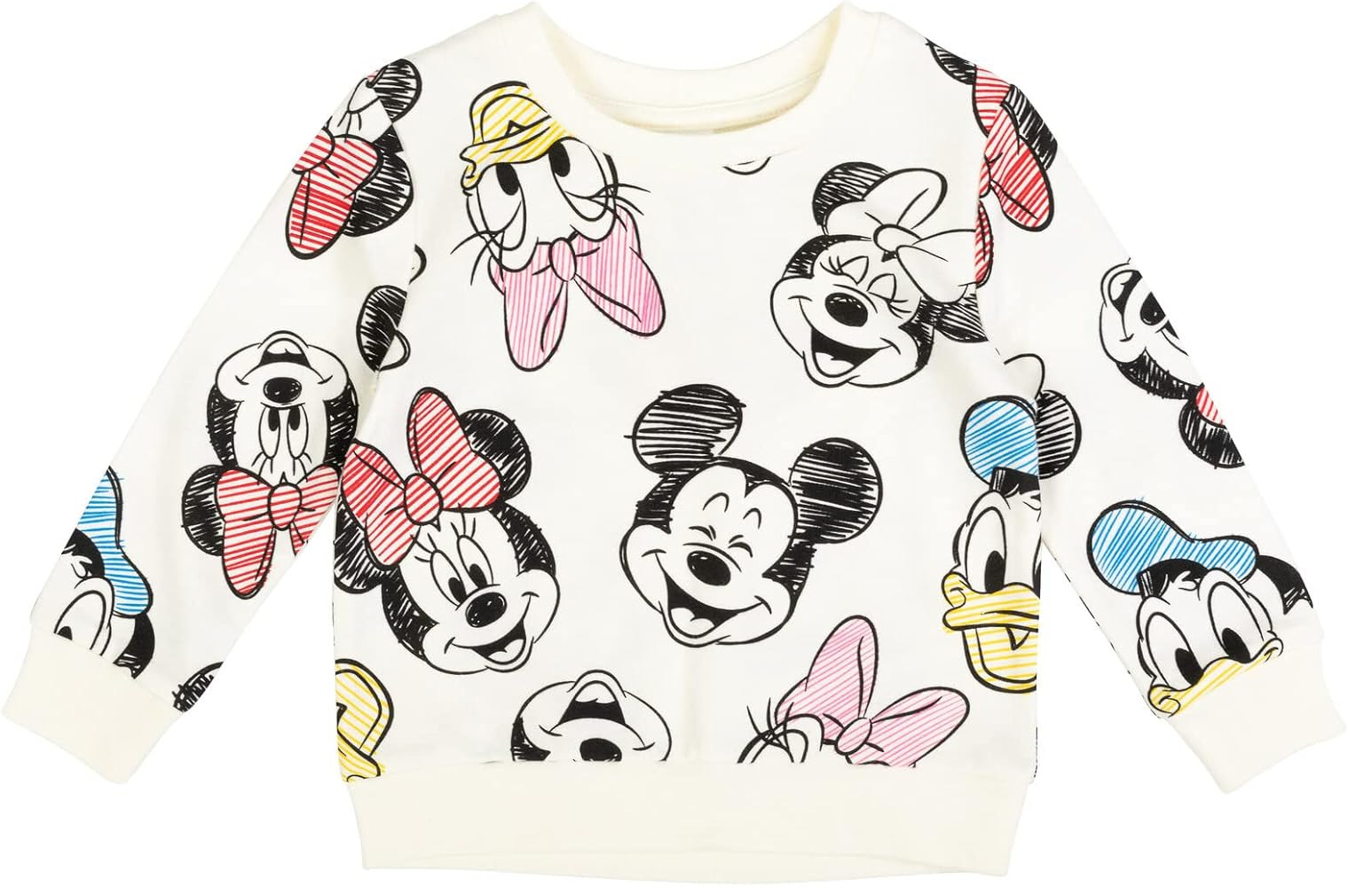 Disney Lion King Toy Story Frozen Mickey Mouse Moana Ariel Girls French Terry Fashion Pullover Sw... | Amazon (US)