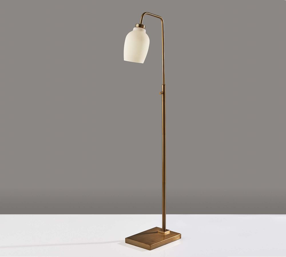 Davis Hand-Blown Glass Floor Lamp | Pottery Barn (US)