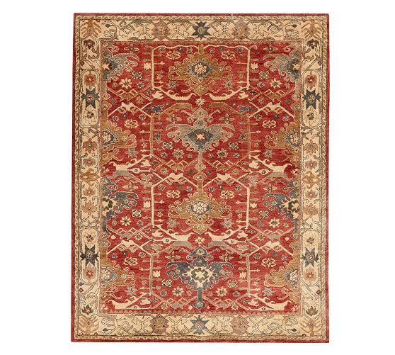 Channing Hand-Tufted Persian-Style Wool Rug | Pottery Barn (US)