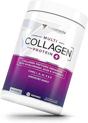 Amazon.com: Multi Collagen Peptides Plus Hyaluronic Acid and Vitamin C, Hydrolyzed Collagen Prote... | Amazon (US)