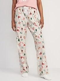 Printed Flannel Pajama Pants for Women | Old Navy (US)