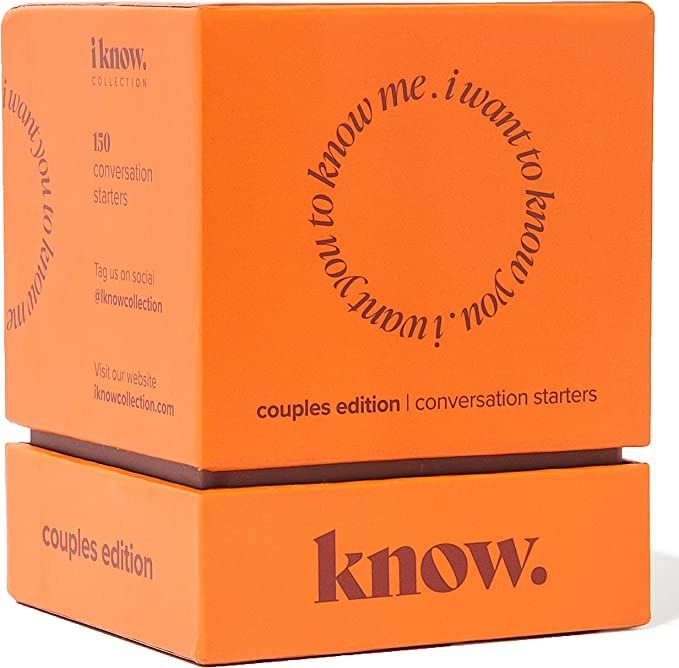 I Know Collection 150 Relationship Card Games for Couples Conversation Cards - Get To Know You Ga... | Amazon (US)