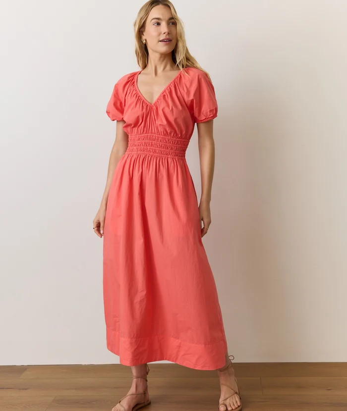 Emery Poplin Midi Dress | Marine Layer