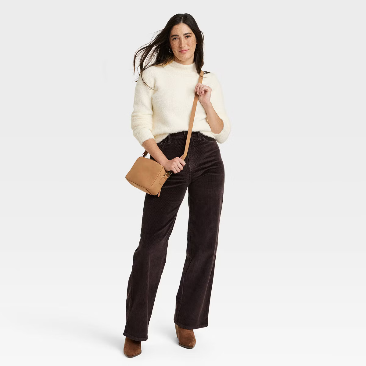 Women's Fuzzy Mock Turtleneck Pullover Sweater - Universal Thread™ | Target