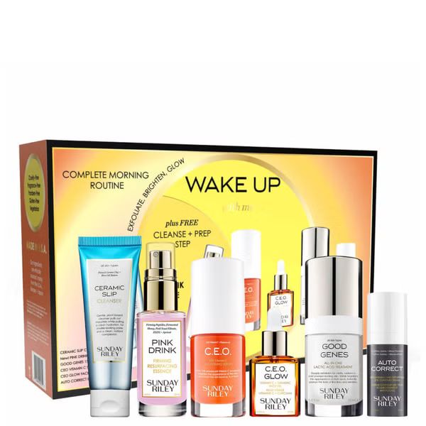 Sunday Riley Wake up with Me Complete Brightening Morning Routine (Worth $158.00) | Skinstore