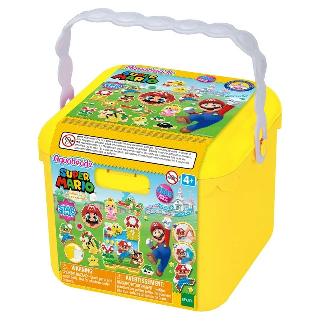 Aquabeads Super Mario Creation Cube, Complete Arts & Crafts Bead Kit for Children - over 2,500 be... | Walmart (US)