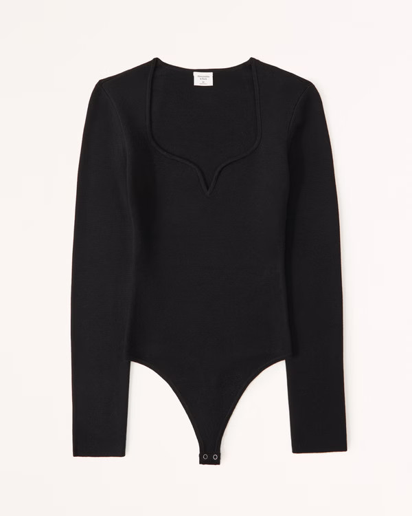 Sweetheart Sweater Bodysuit | Abercrombie & Fitch (US)