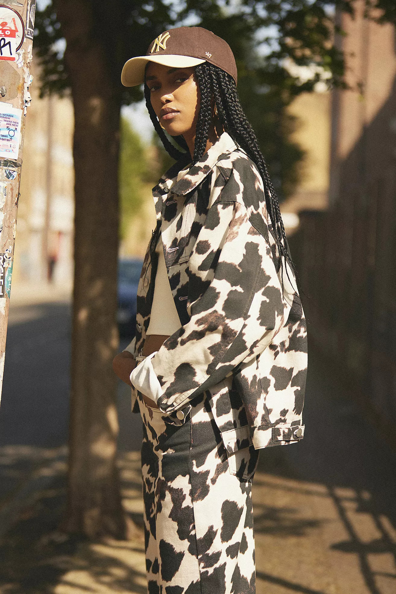 By Anthropologie Cow Print Jacket | Anthropologie (UK)