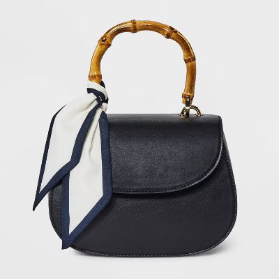 Bamboo Top Handle Handbag - A New Day™ | Target