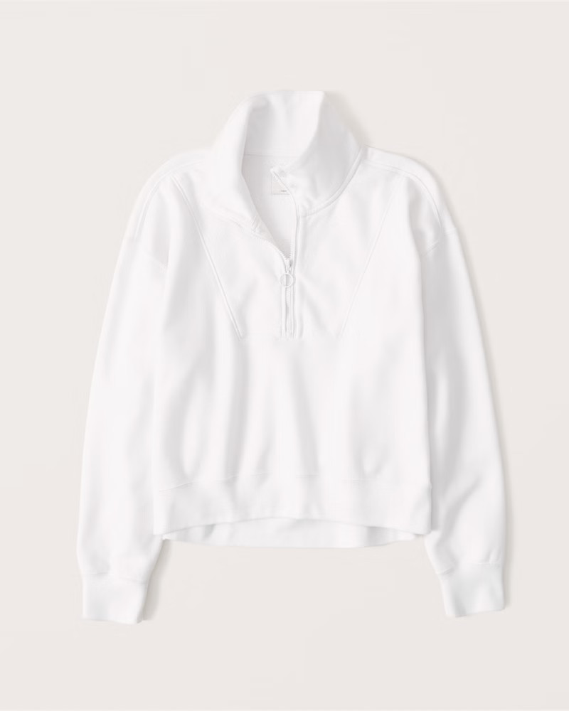 Half-Zip Fleece Sweatshirt | Abercrombie & Fitch (US)