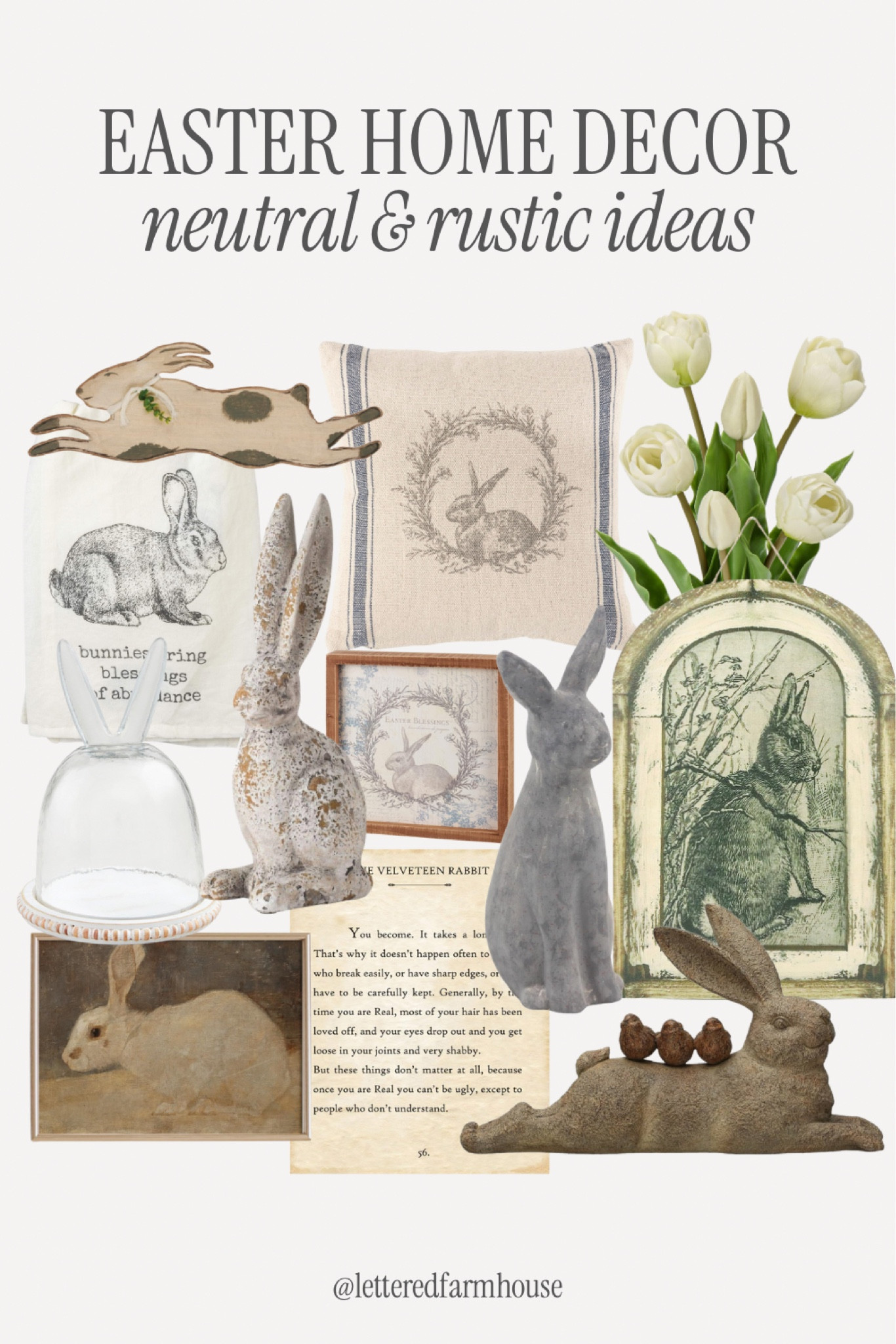 Easter home decor / vintage Easter decorations / rustic Easter decor / farmhouse Easter decor / neutral Easter decor / Easter home decor living room / spring Easter decor / bunny pillow / rabbit pillow / bunny wall art / rabbit decor / Easter centerpiece ideas / Easter pillow covers / spring decorating ideas for home / vintage farmhouse decor / spring living room / antique farmhouse / farmhouse spring decor / rustic decor / neutral decor / organic modern decor / home decor / neutral home / home finds / spring finds / farmhouse sign 

Comment SHOP below to receive a DM with the link to shop this post on my LTK ⬇ https://liketk.it/523an #ltkfindsunder100 #ltkhome #ltkfindsunder50

#LTKHome #LTKSeasonal #LTKFindsUnder100