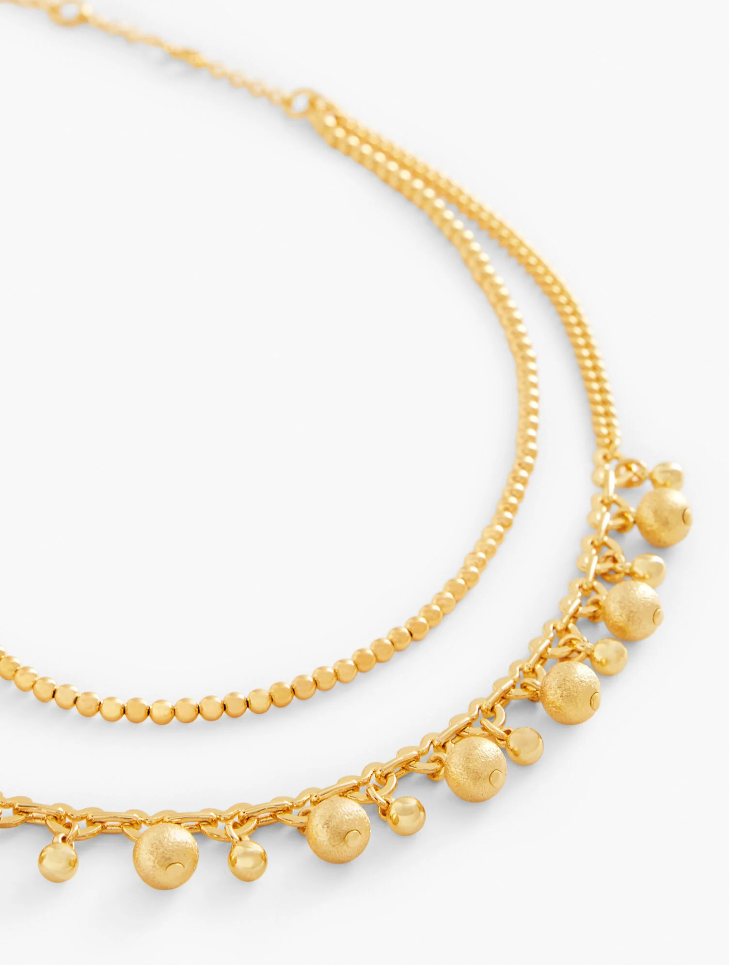 Layered Bead Necklace | Talbots