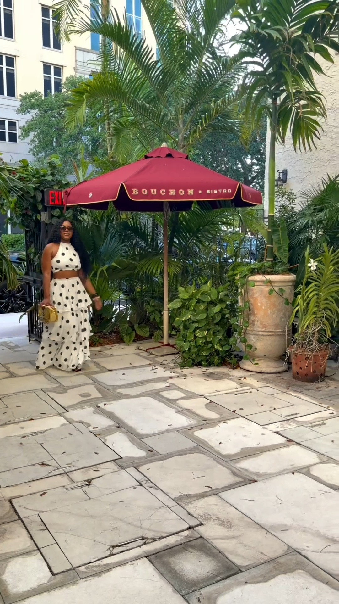 Polka dots always give effortless elegance. 🤍🖤 This matching set was made for vacation strolls, brunch dates, and those moments when you want to look polished without trying too hard. Paired it with a statement clutch and gold accessories for the perfect finishing touch.

#LTKStyle #VacationOutfit #PolkaDotStyle #ChicFashion