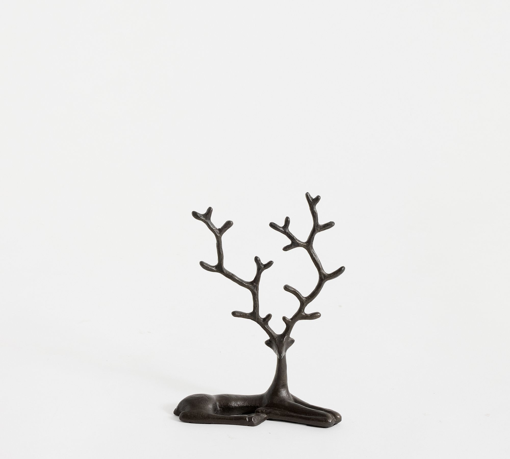 Sitting Sculpted Reindeer | Pottery Barn (US)