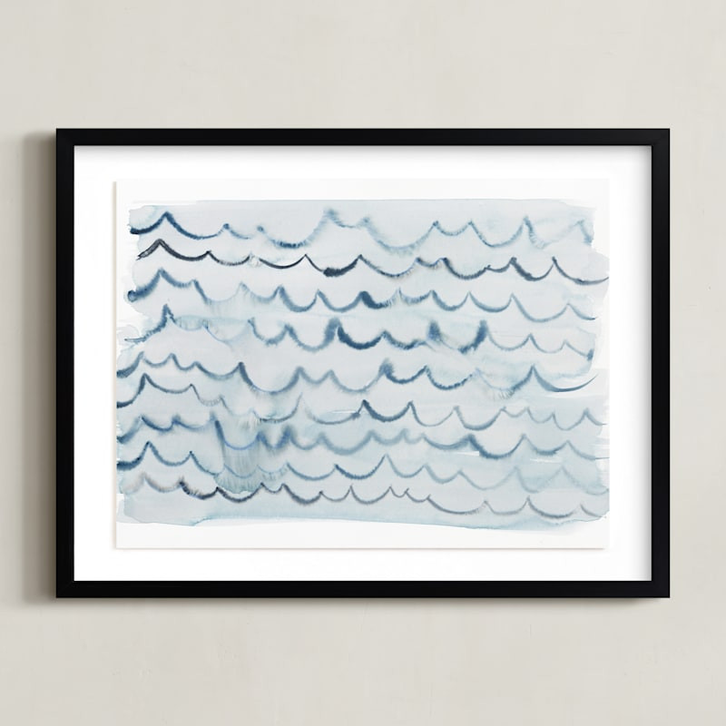 "waves" - Painting Limited Edition Art Print by Kelly Witmer. | Minted
