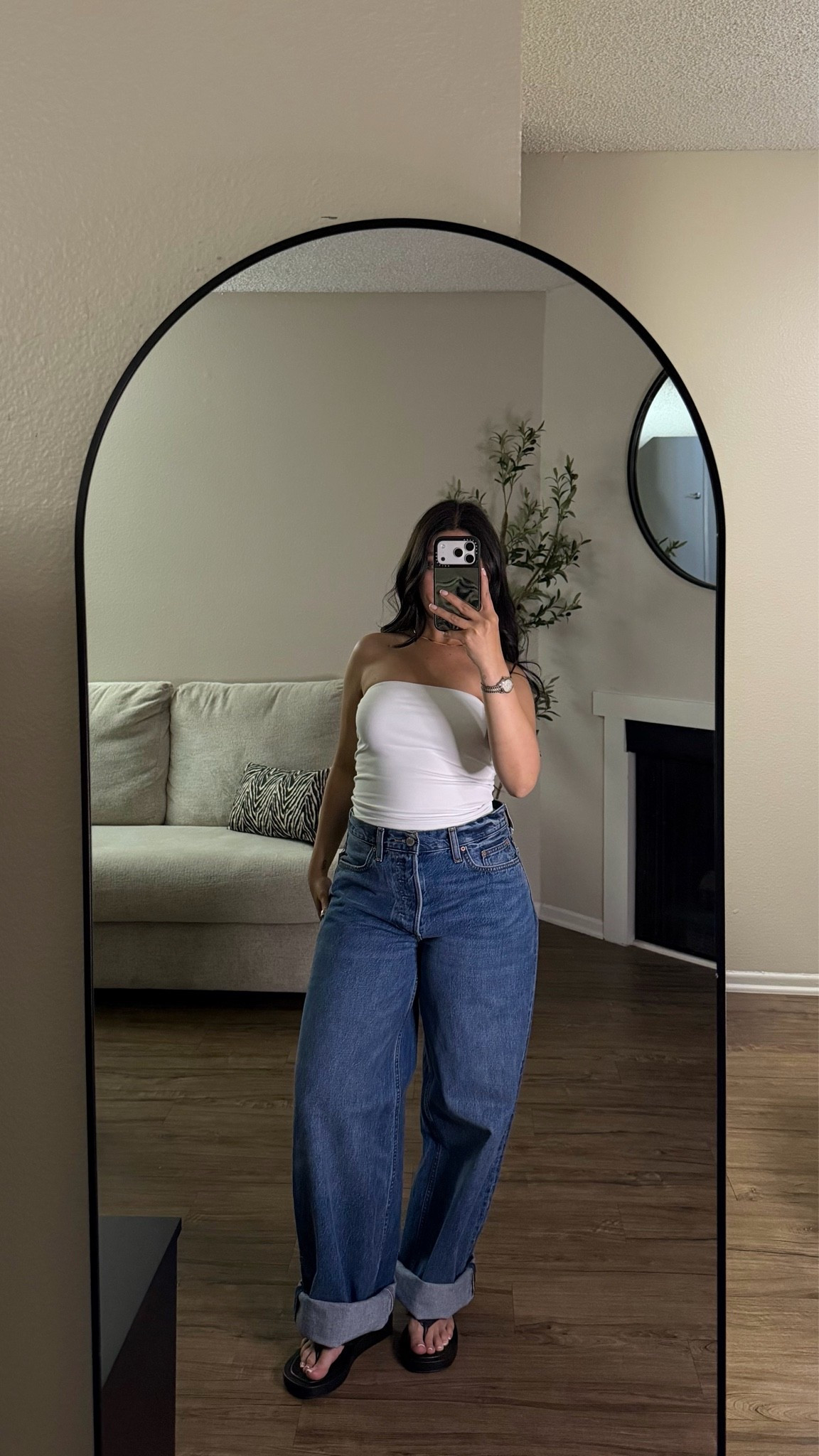 wearing a size xs in top and 25 in jeans

#LTKPetite #LTKBeauty #LTKootd