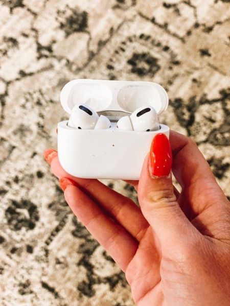 I love these AirPods! 
Fashionablylatemom 
Apple AirPods Pro (2nd Generation) Wireless Ear Buds with USB-C Charging, Up to 2X More Active Noise Cancelling Bluetooth Headphones, Transparency Mode, Adaptive Audio, Personalized Spatial Audio
RICHER AUDIO EXPERIENCE — The Apple-designed H2 chip helps to create more intelligent noise cancellation and deeply immersive sound. The low-distortion, custom-built driver delivers crisp, clear high notes and full, rich bass in stunning definition.
NEXT-LEVEL ACTIVE NOISE CANCELLATION — Up to 2x more Active Noise Cancellation for dramatically less noise when you want to focus. Transparency mode lets you hear the world around you, and Adaptive Audio seamlessly blends Active Noise Cancellation and Transparency mode for the best listening experience in any environment.

#LTKsalealert