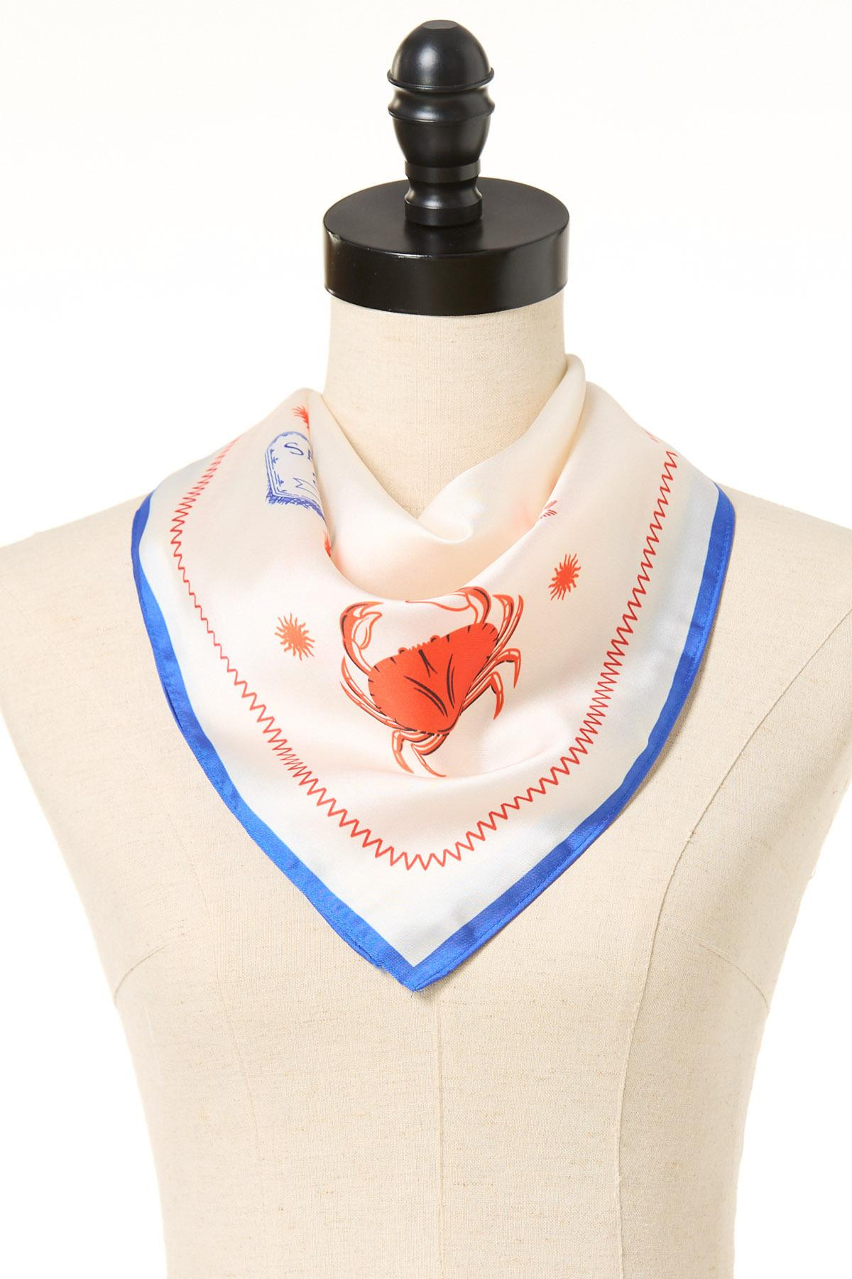 Silky Summer Icon Printed Square Scarf | Cato Fashions