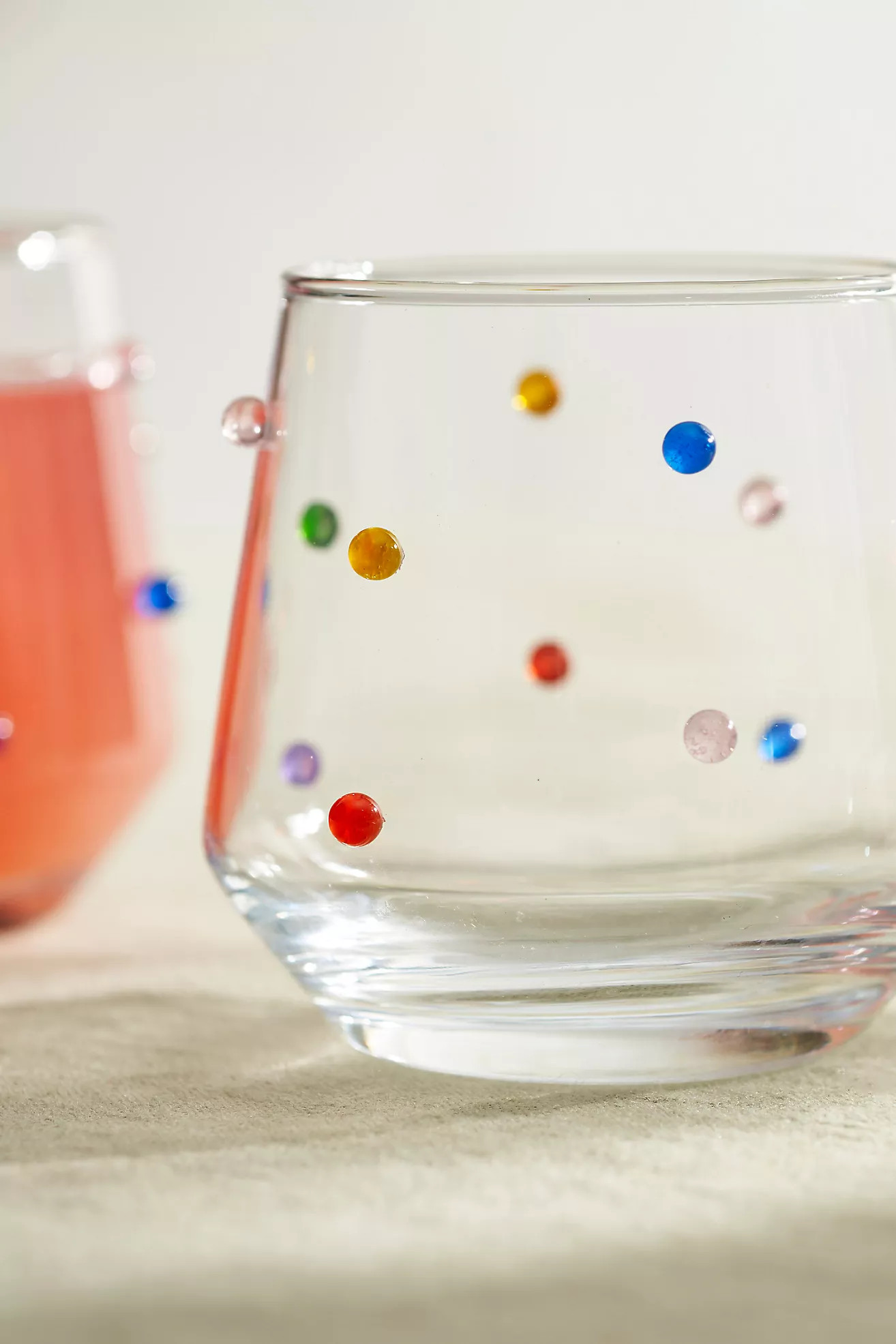 Confetti Double Old Fashioned Glasses, Set of 2 | Anthropologie (US)