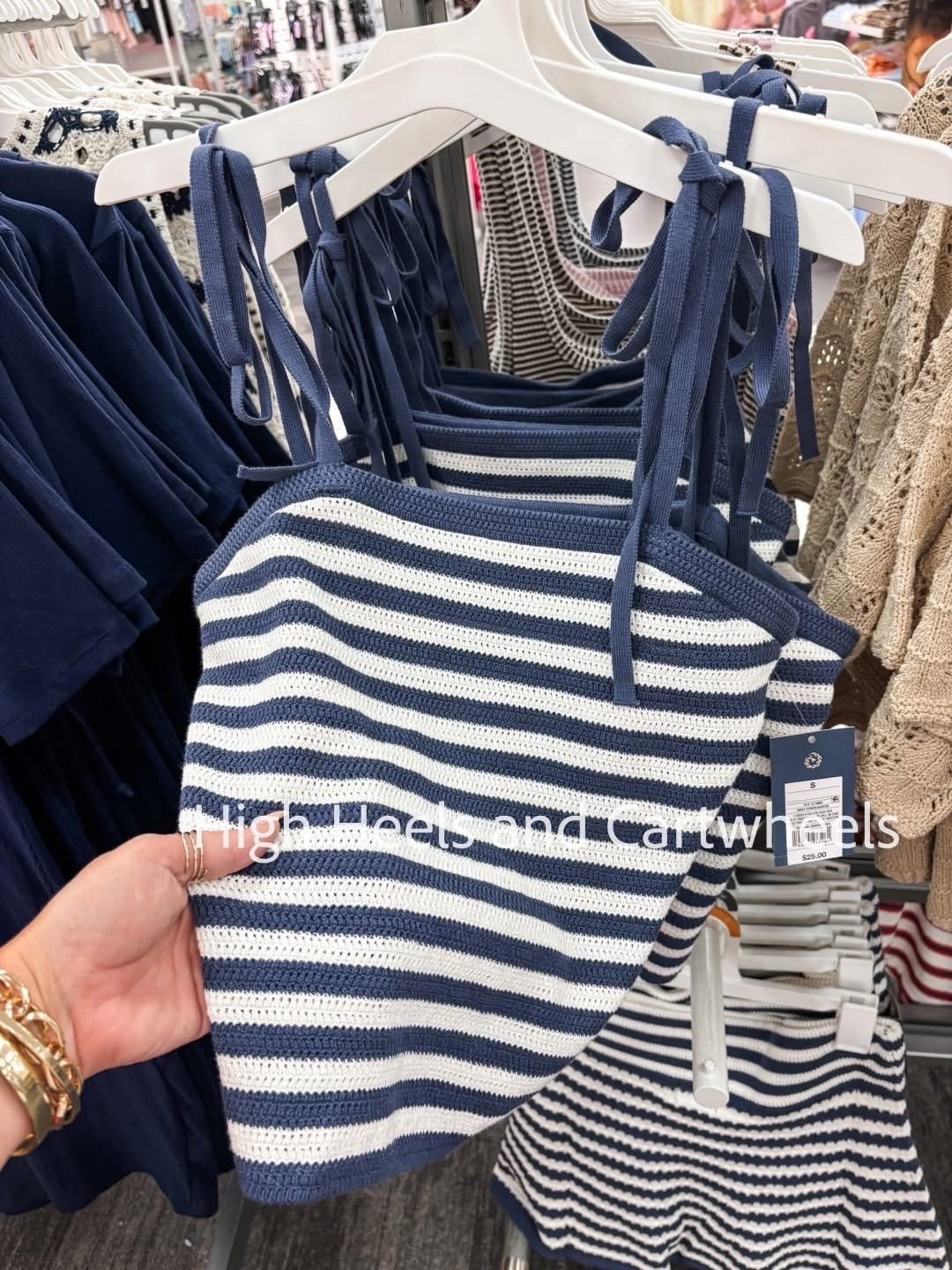 This tank caught our attention at Target today - the material is super thick!